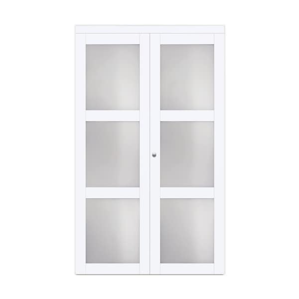 Renin Renin 36 in. x 80 1/2 in. Euro 3-Lite Bi-Fold Door EU3080BWFGE036080 - main